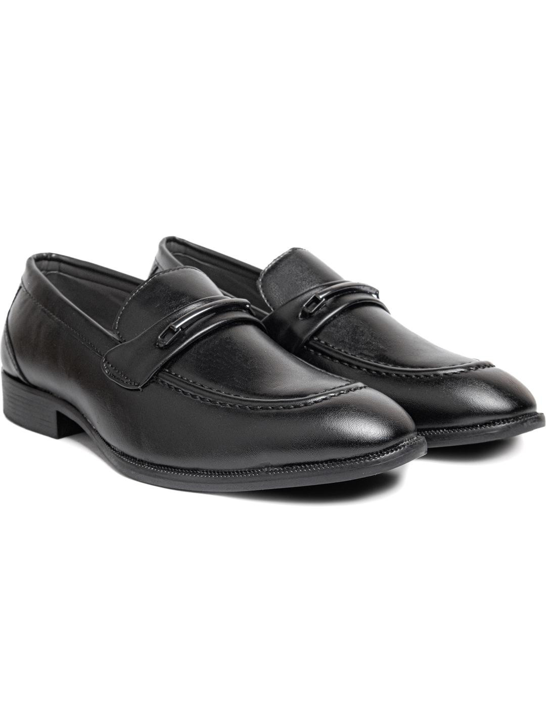 Bold Bunny Black Leather Casual Shoes