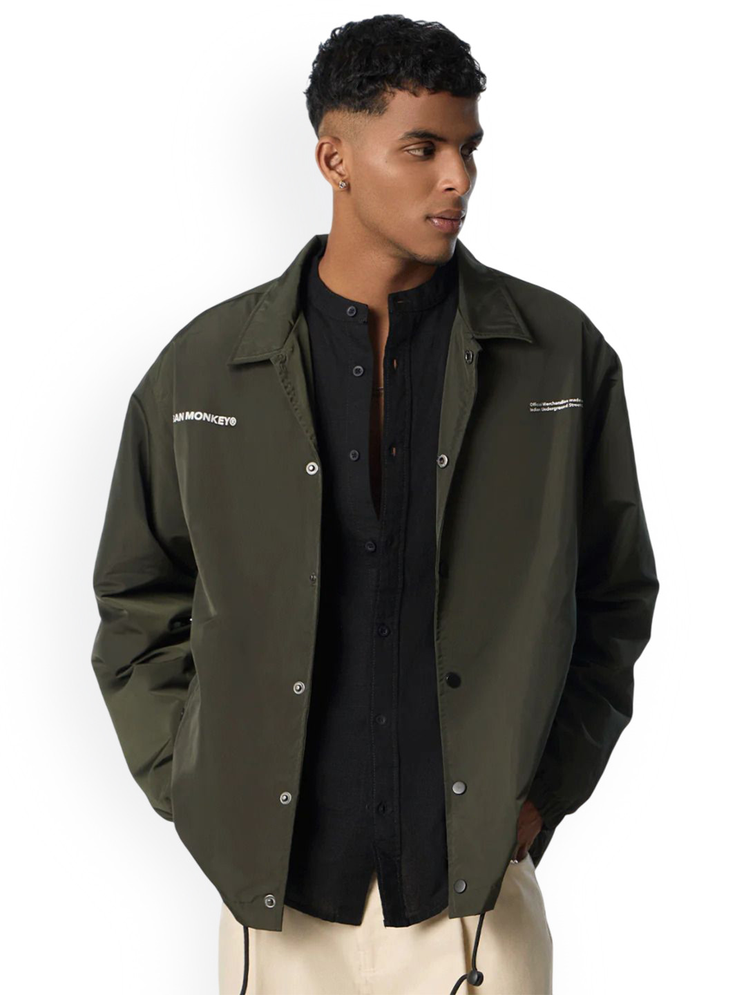 Urban Monkey Unisex Lightweight Solid Running Bomber Jacket