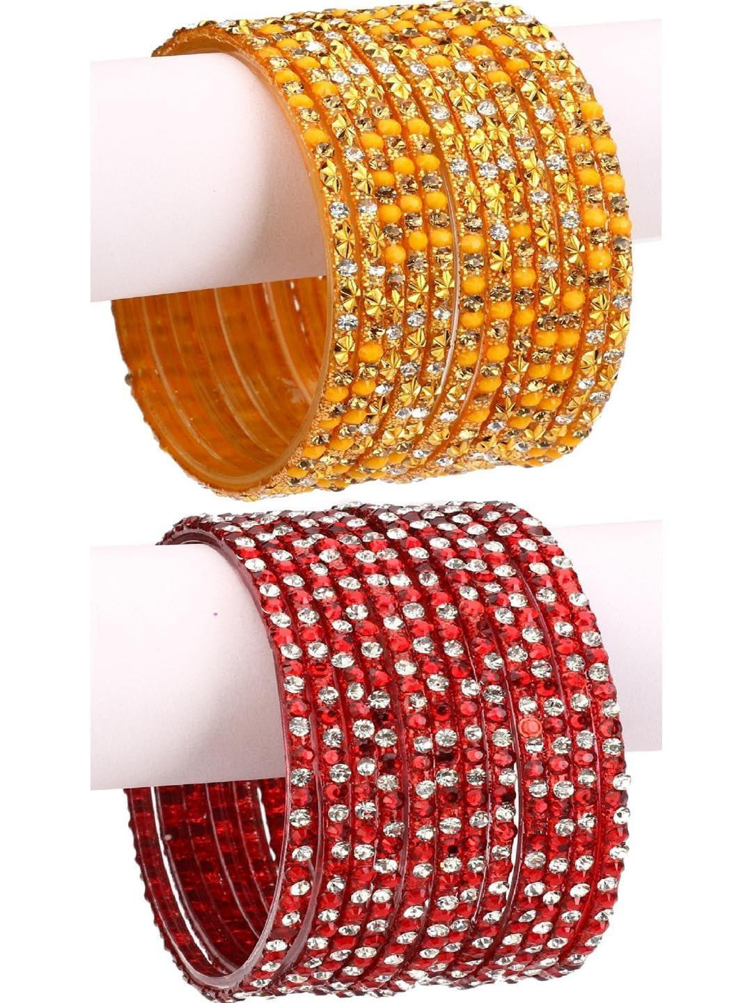 1ST TIME Yellow Alloy Bangle