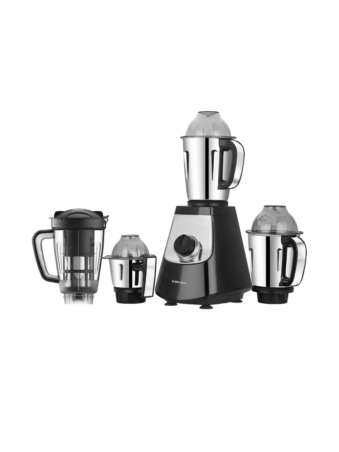 Bajaj Black 2025 Metal Wet And Dry Grinder Mixer Grinder