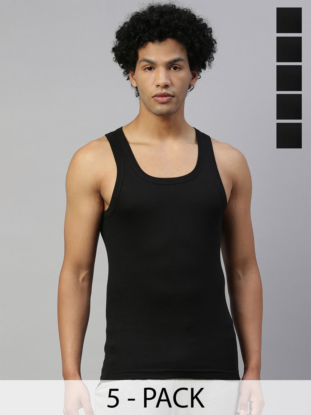 DIXCY SCOTT MAXIMUS Pack Of 5 Cotton Gym Vests MAXV15 STRIKER-VST-1/5