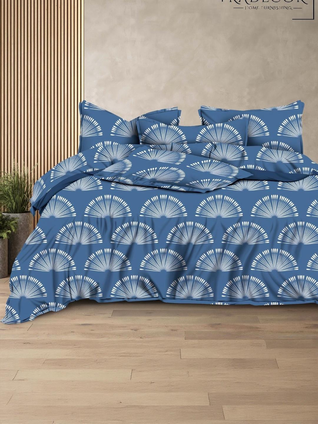 RADECOR Blue Queen Bedsheets