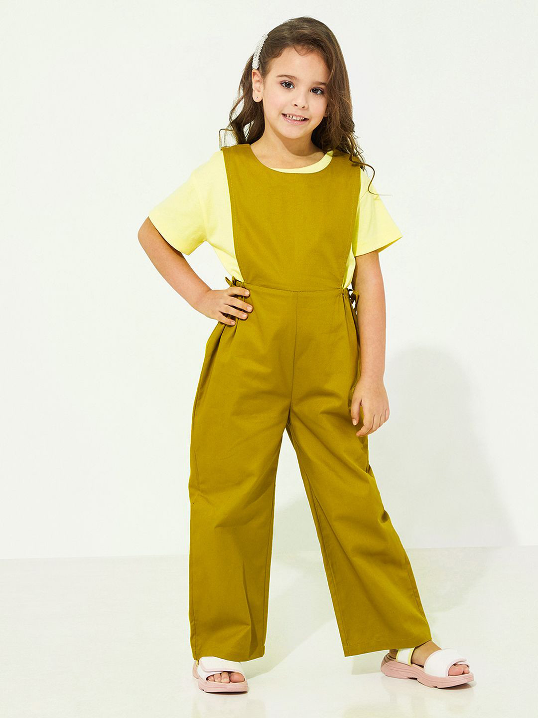 Cherry Crumble Girls Basic Jumpsuit