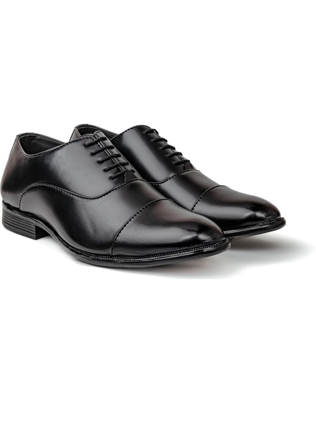 Bold Bunny Black Leather Casual Shoes