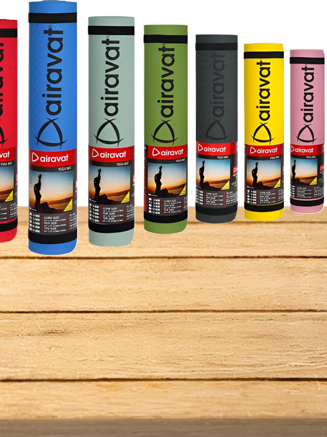 AIRAVAT Assorted Exercise Yoga Mat - 6 mm