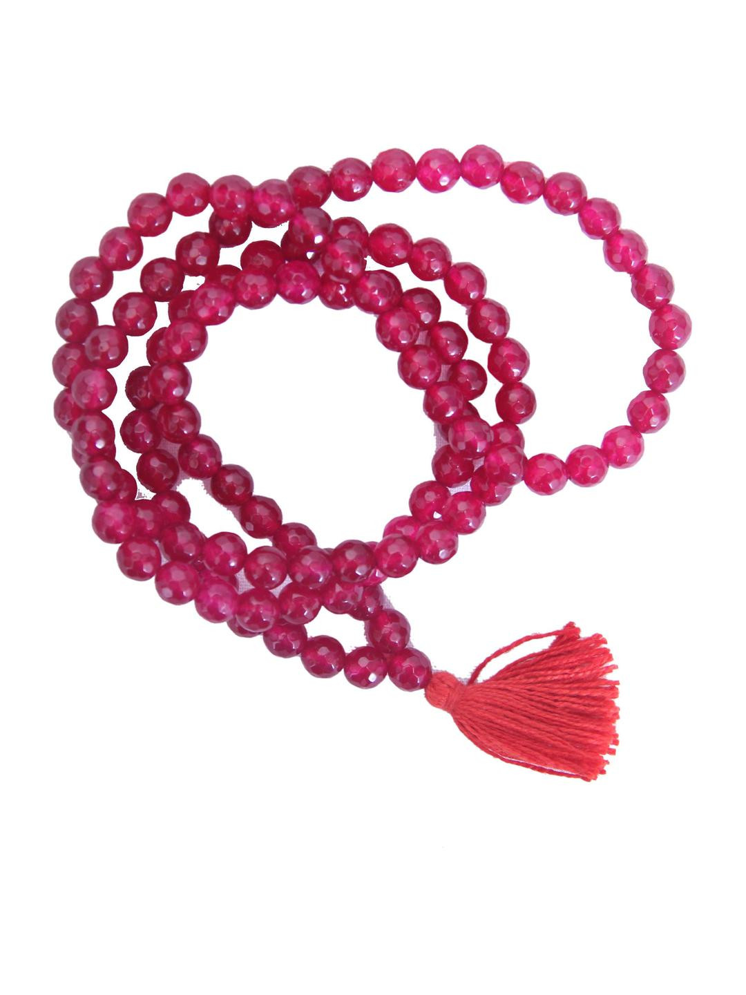AURRA STORES Pink Metal Necklace