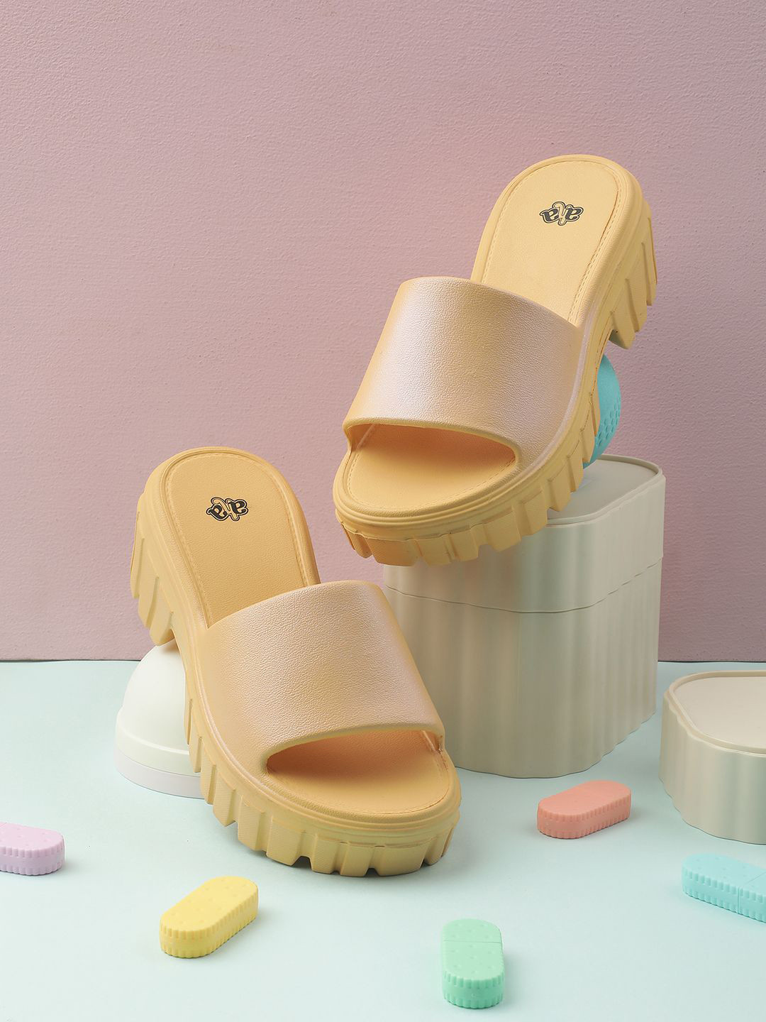 Liberty Women Colourblocked Sliders