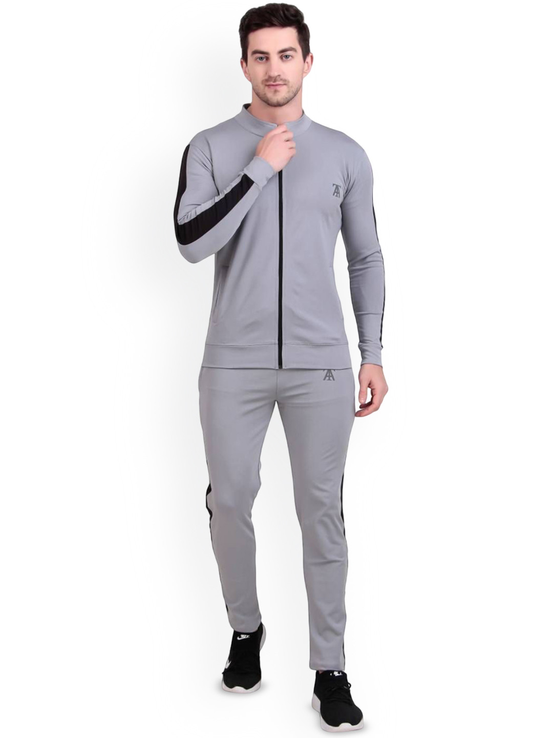 Toxic ADDICTION Men Long Sleeved Zippered Tracksuit