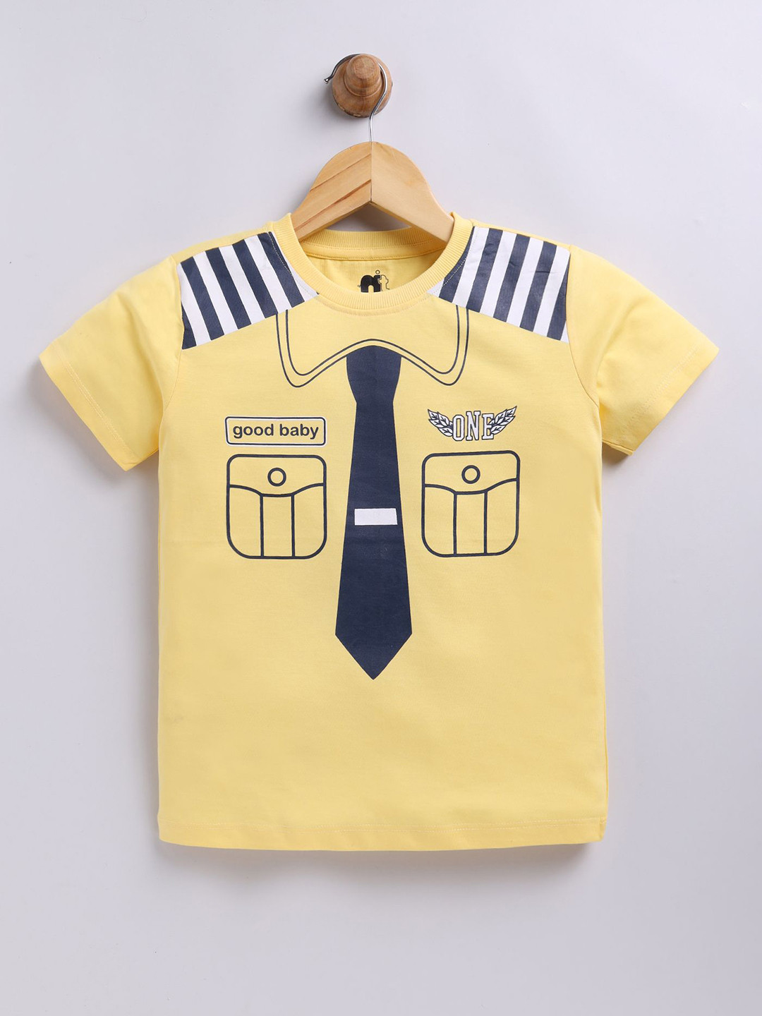 nit kid Boys Graphic Printed Round Neck Pure Cotton T-shirt