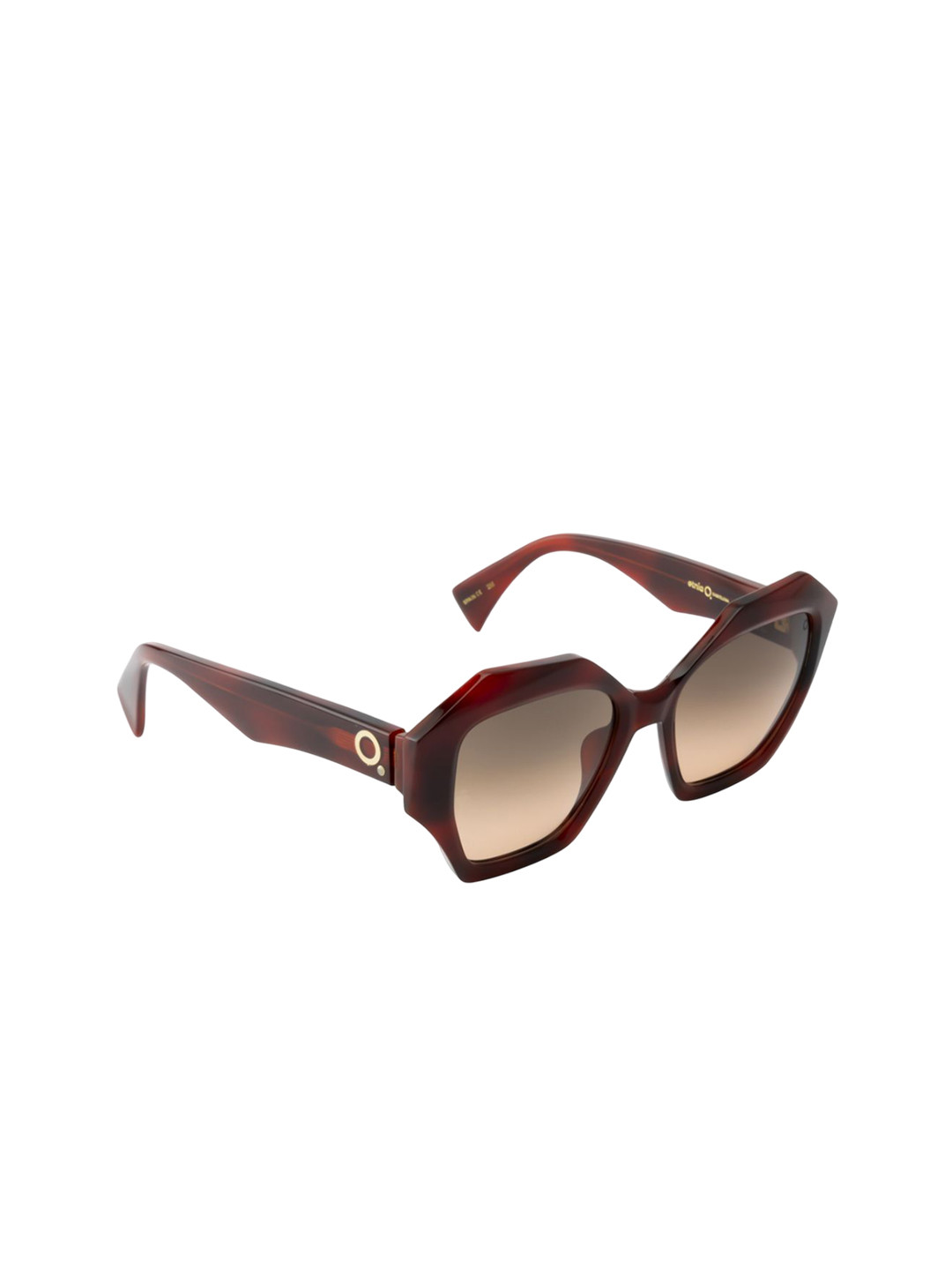 Etnia Barcelona Women Red Lens & Brown Butterfly Sunglasses with