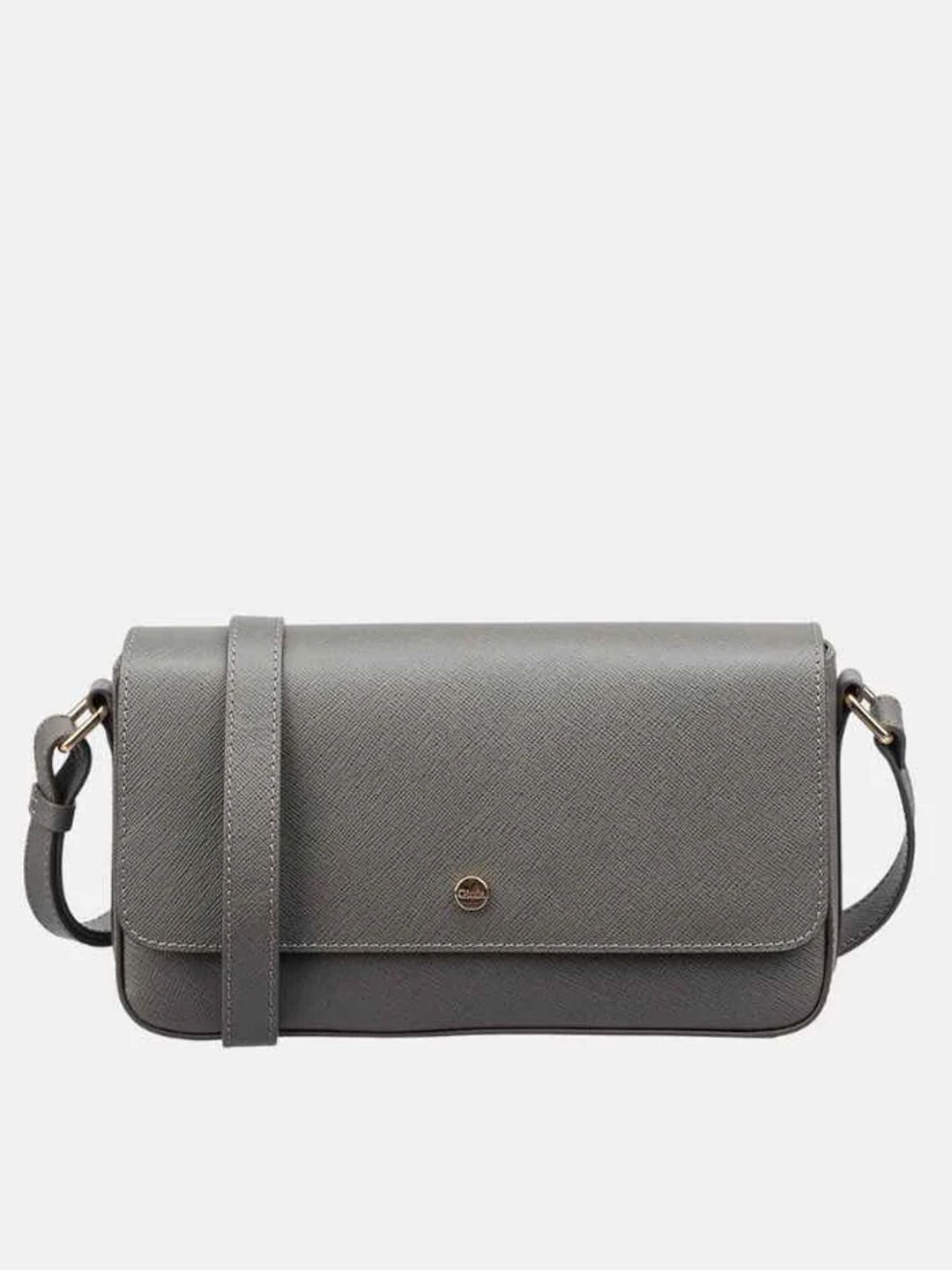 GIOIA Women Grey Leather Noah Multiway Crossbody Bag