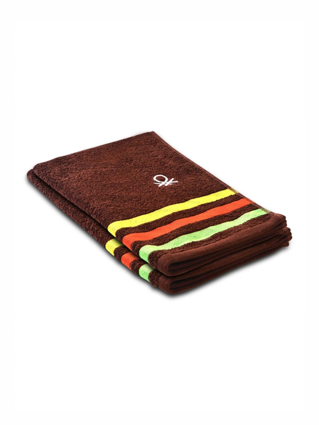 Home Centre 2-Pcs Striped 450 GSM Cotton Hand Towel