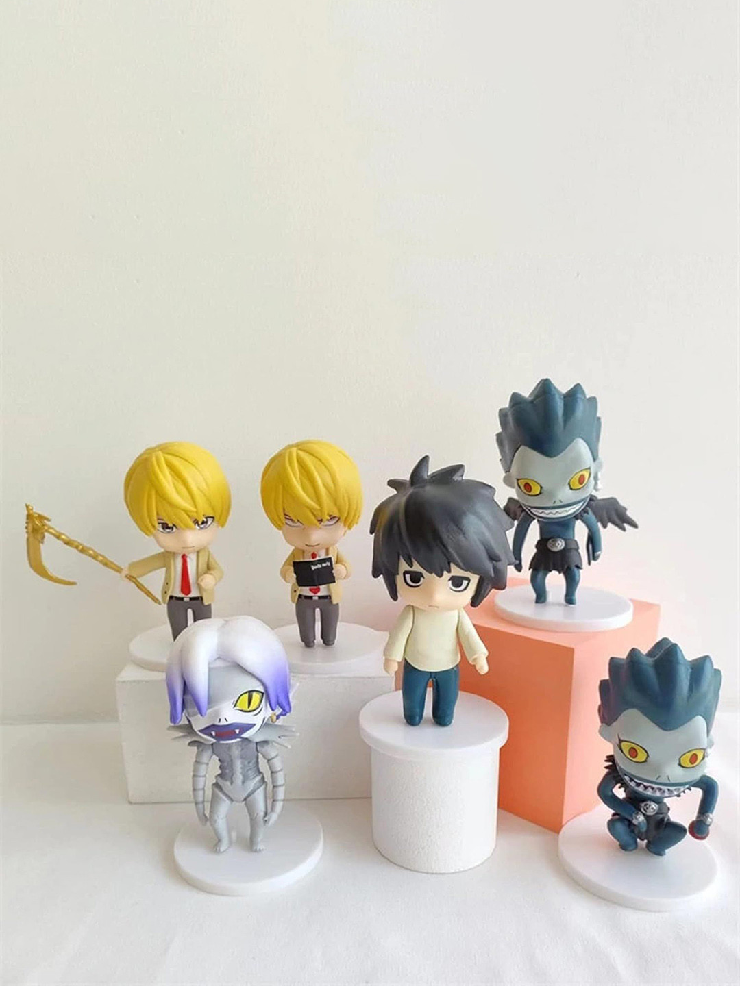 AUGEN Kids 6Pcs Death Note Action Figure Toys