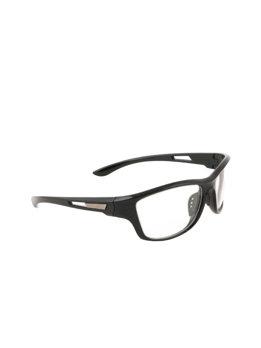 BAYBERRY Unisex Mirrored Lens & Black Square Sunglasses with