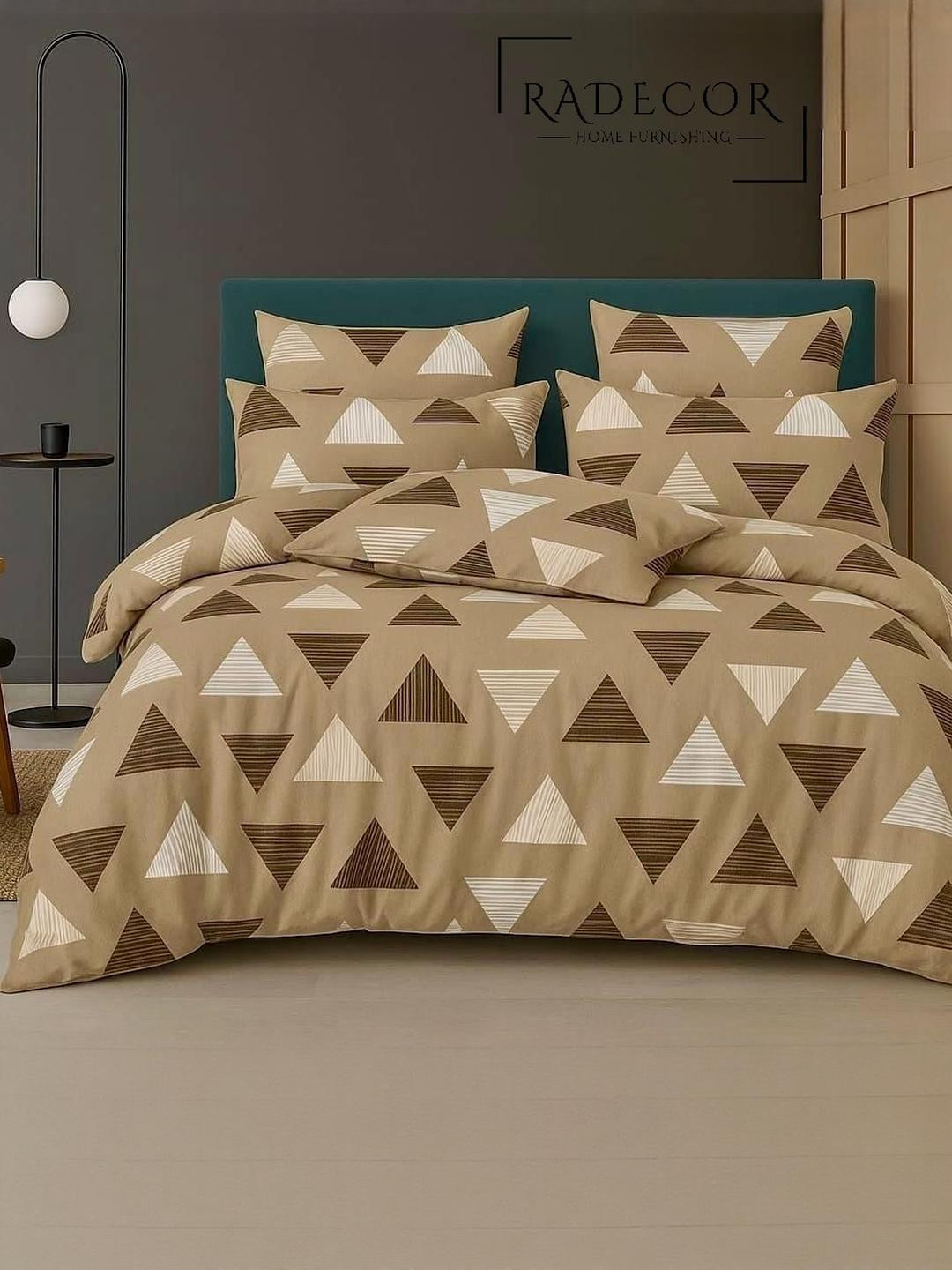 RADECOR Brown Queen Bedsheets