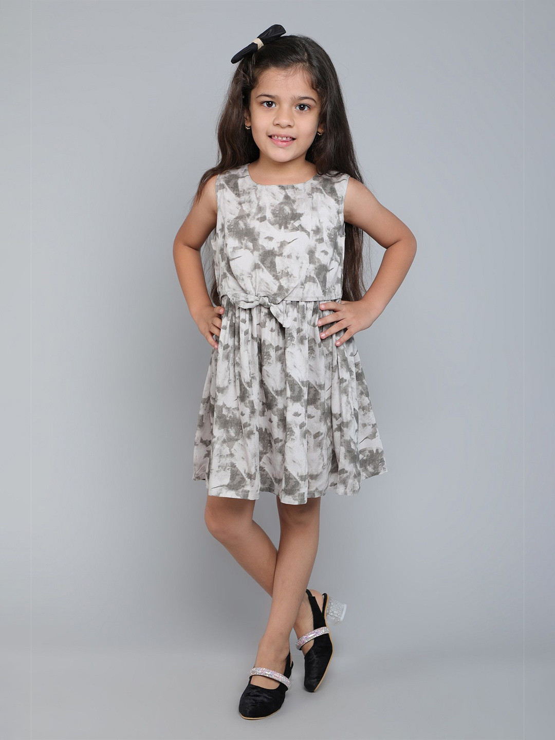 Funshine Girls Tie and Dye Dyed Fit & Flare Dress