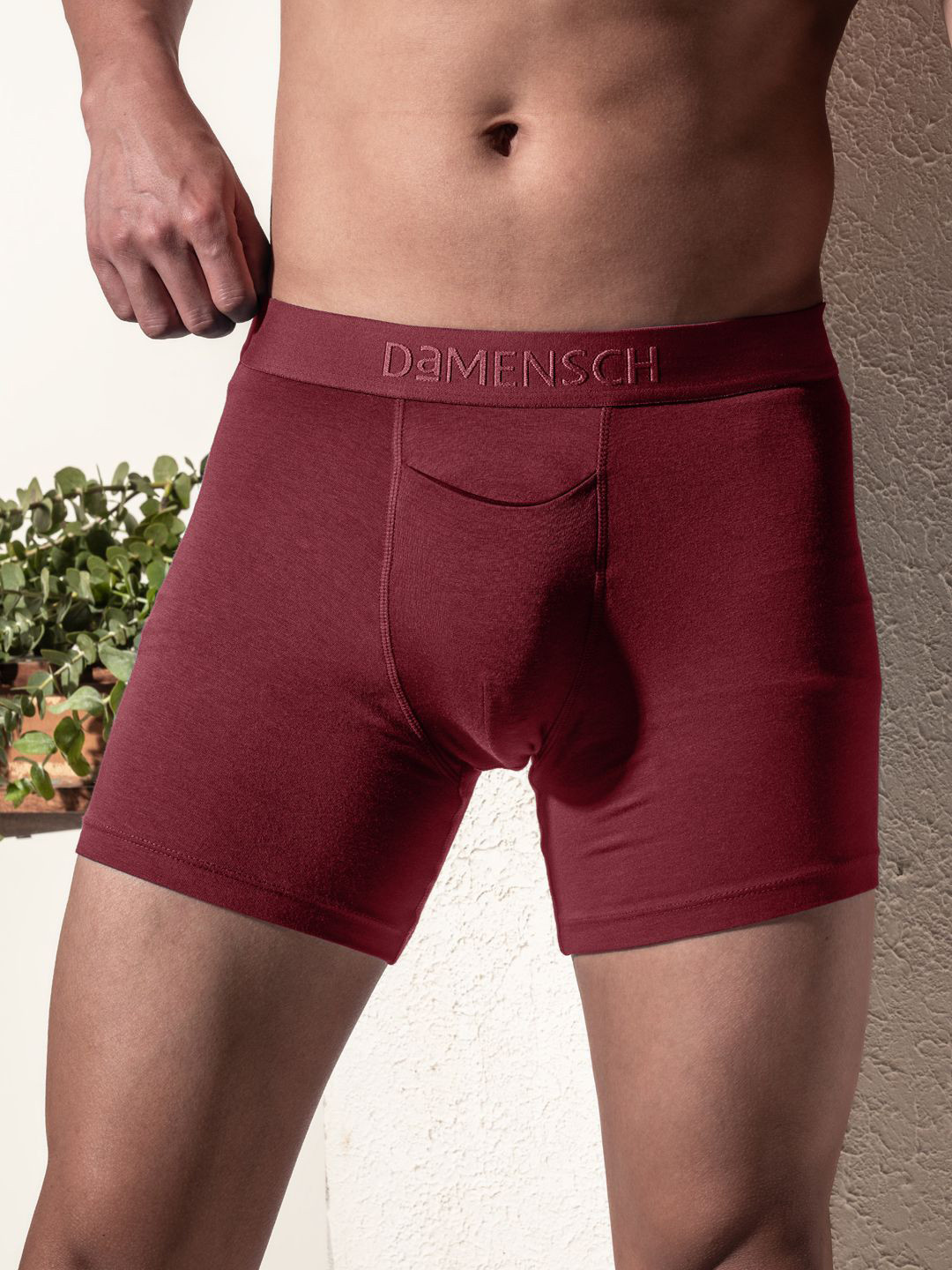 DAMENSCH Mid Rise Deo Soft Trunk-BB1001-RBYRED