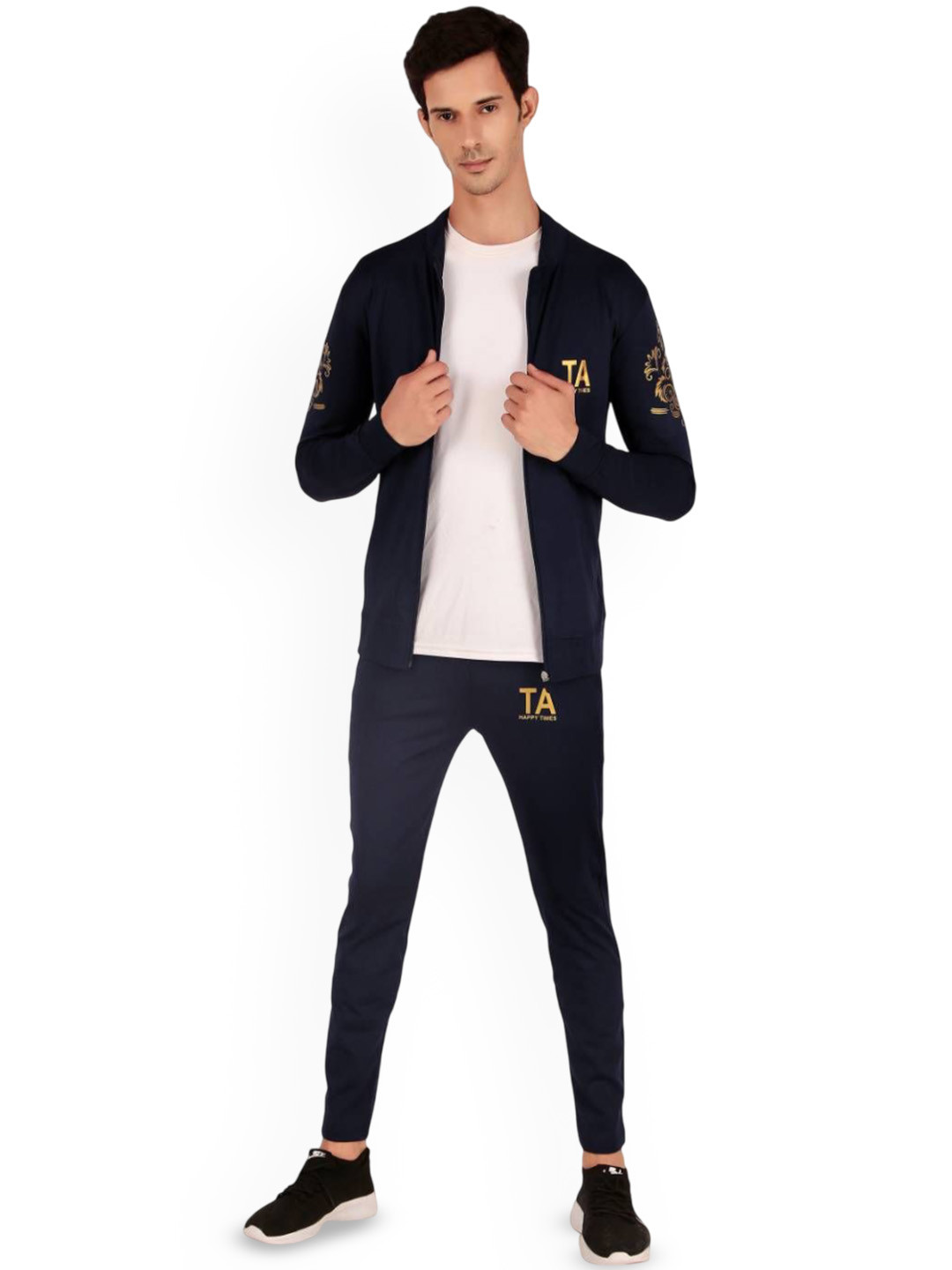 Toxic ADDICTION Men Round Neck Tracksuit