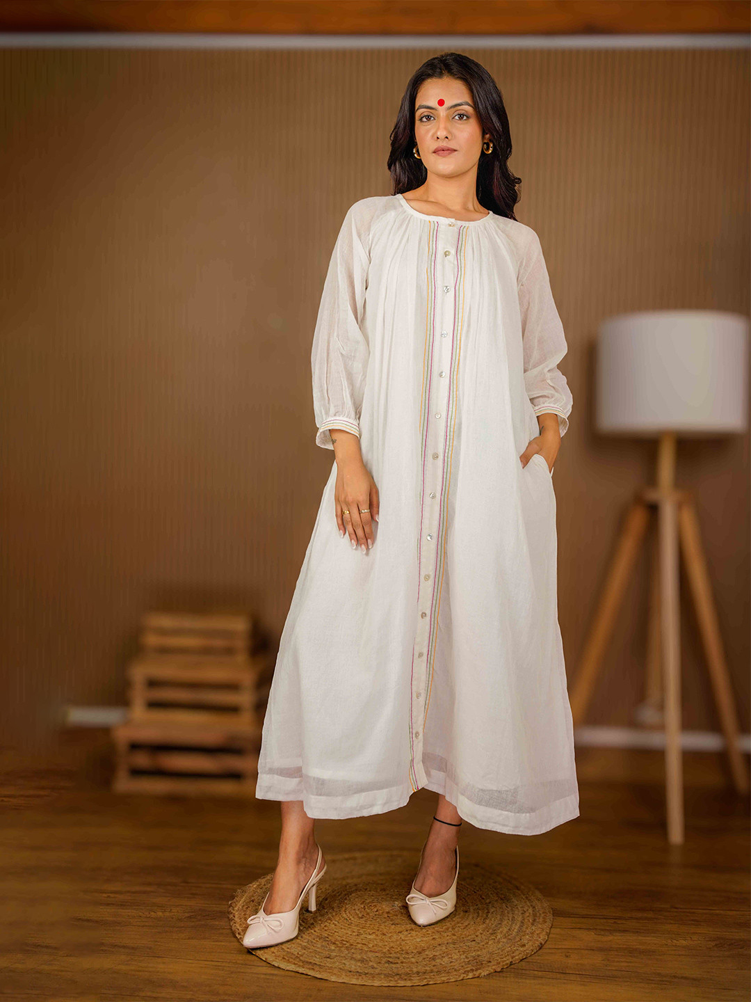 Prathaa Abha Women A-Line Maxi Dress