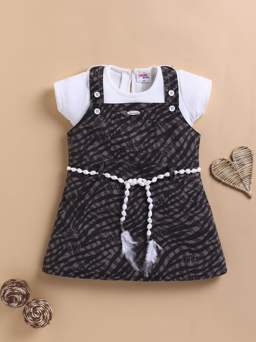 LACKii DOLL Girls Printed A-Line Dress