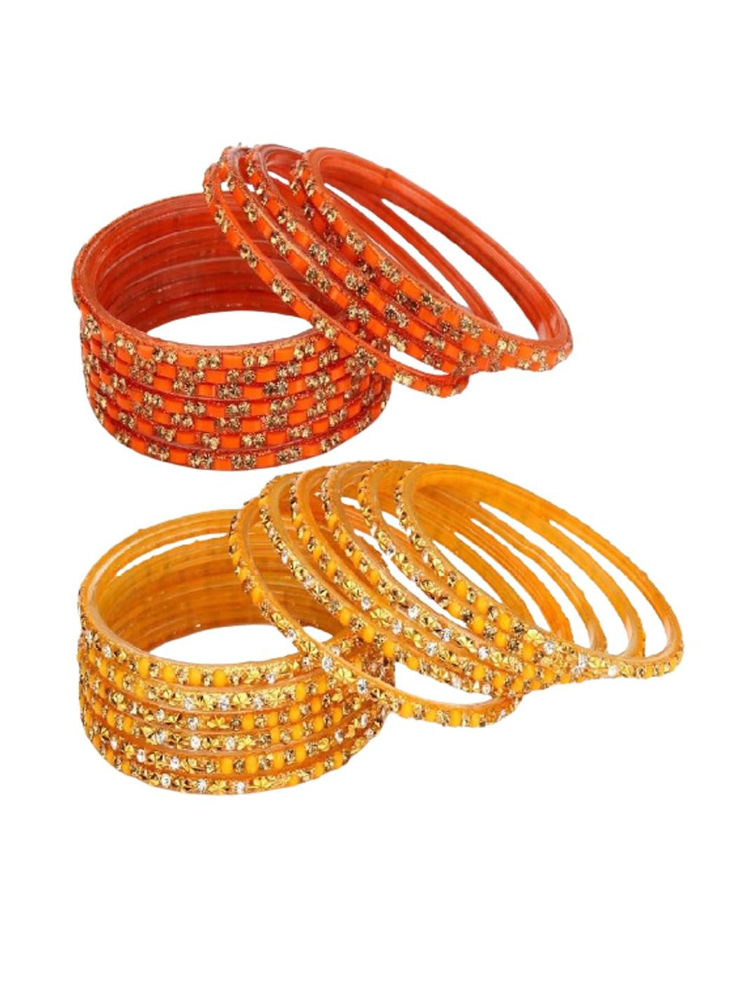 1ST TIME Orange Alloy Bangle