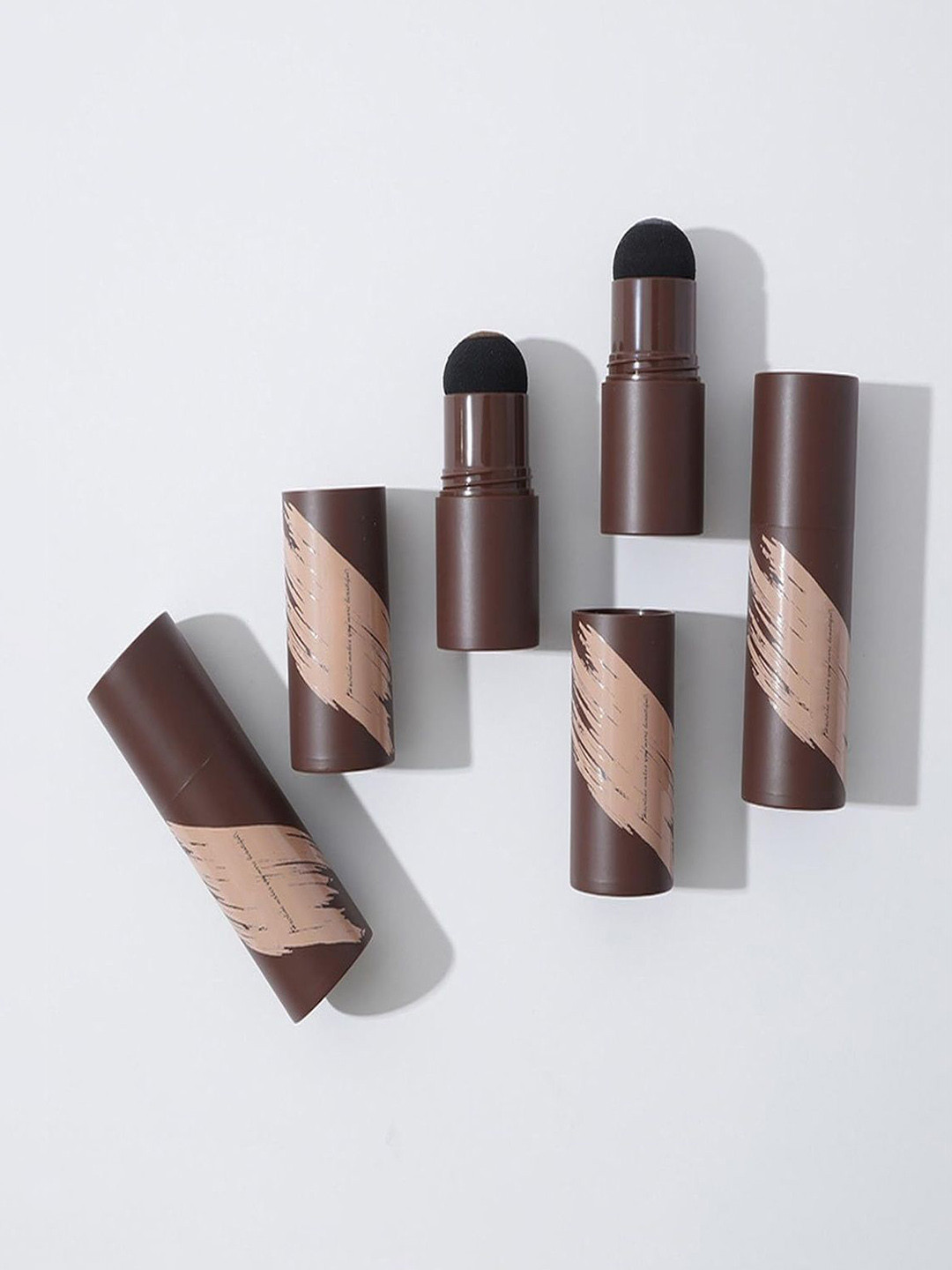 Bairstow Waterproof Hairline Powder Stick With Eyebrow Stamp - Black