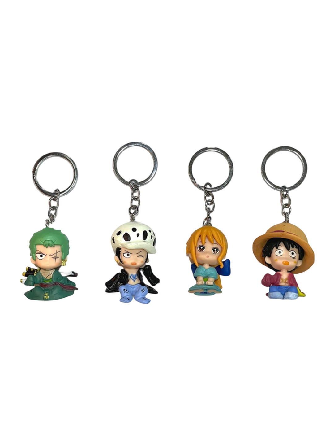 AUGEN Pack Of 4 Action Figure Key Chain