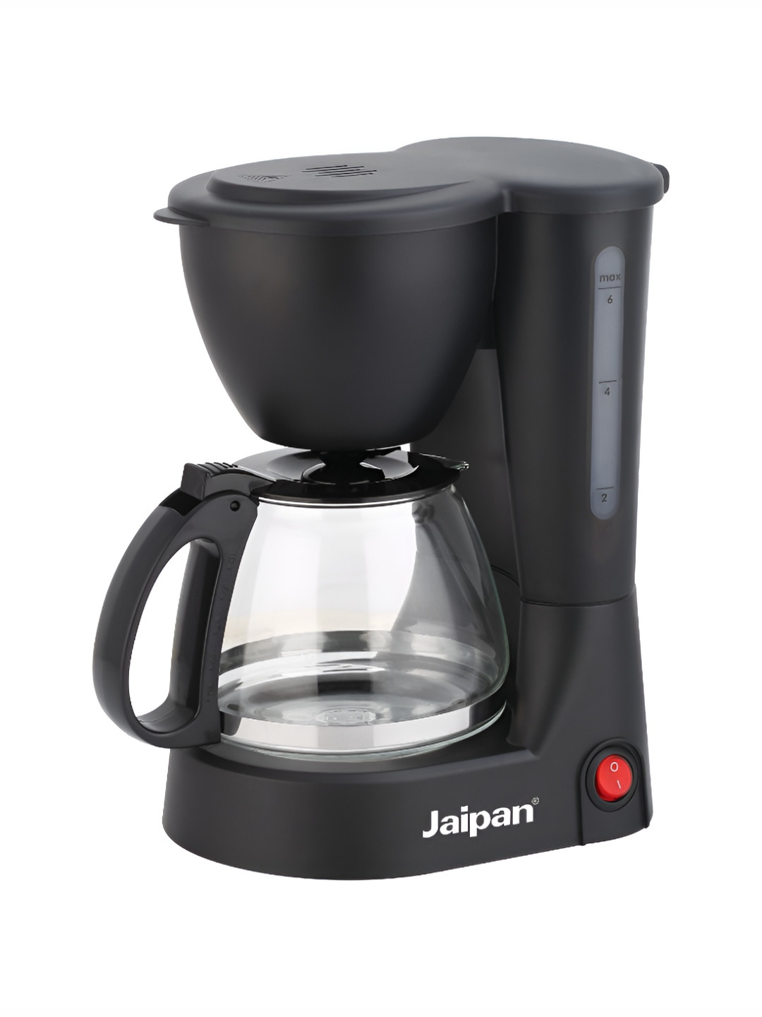 Jaipan Black 2025 Borosilicate Glass Electrical Electric Coffee Maker