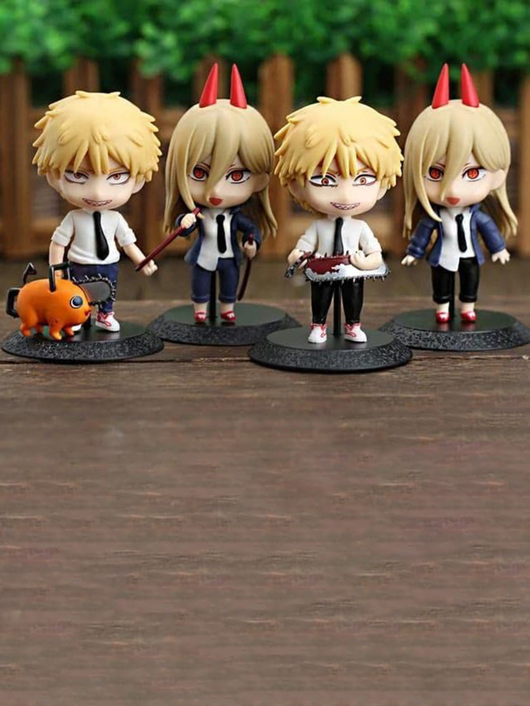 AUGEN Kids 5Pcs Chainsaw Man Action Figure Toys