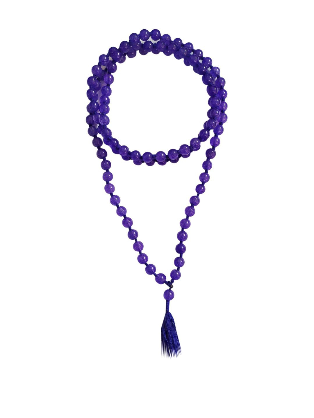 AURRA STORES Purple Metal Necklace