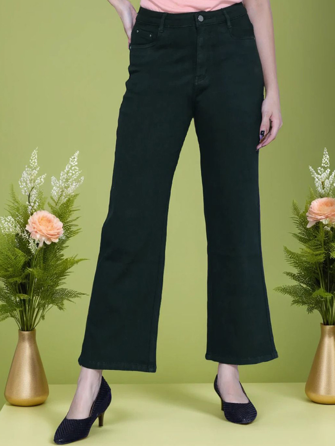 FIREAGE Bootilicious Wide Leg High-Rise Stretchable Jeans