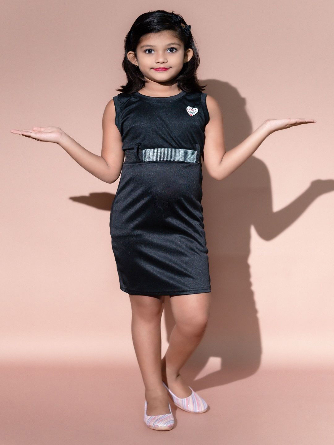 BARKAT DESIGNING PLANET Girls Round Neck Sheath Dress