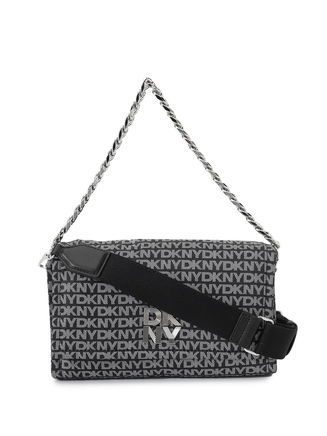 DKNY Structured Sling Bag With Quilted