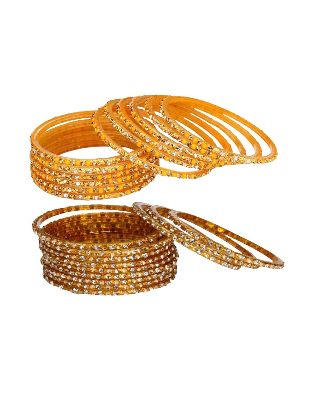 1ST TIME Yellow Alloy Bangle
