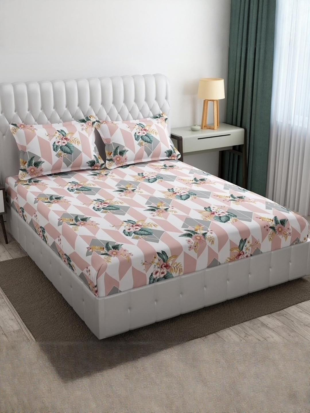 RADECOR Pink Queen Bedsheets