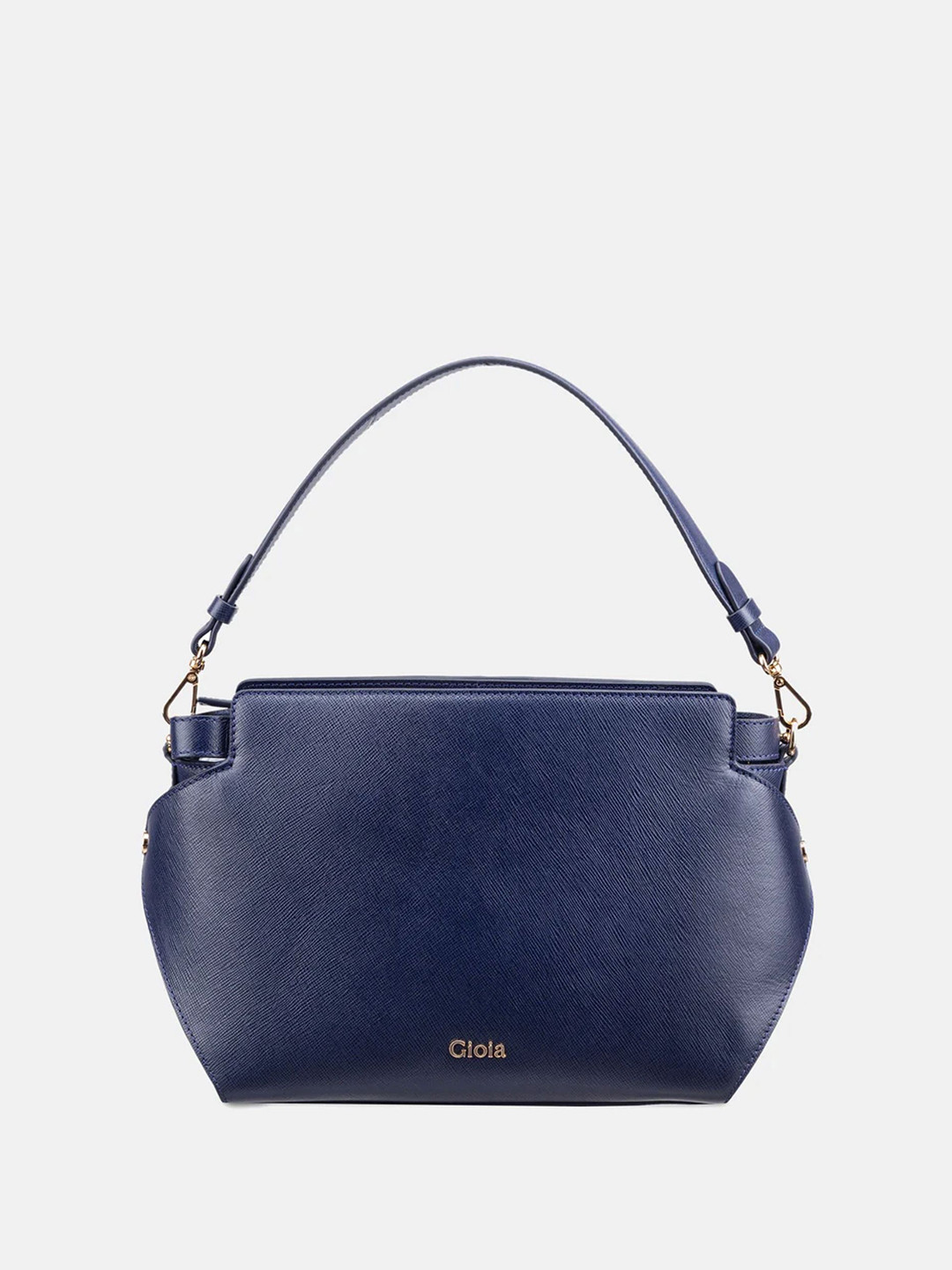 GIOIA Women Dark Blue Leather Valeria Multiway Crossbody Bag