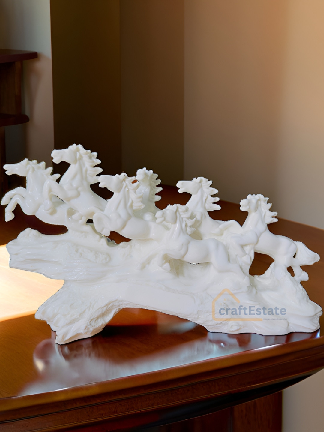 CraftEstate White Fengshui Figurine Showpiece