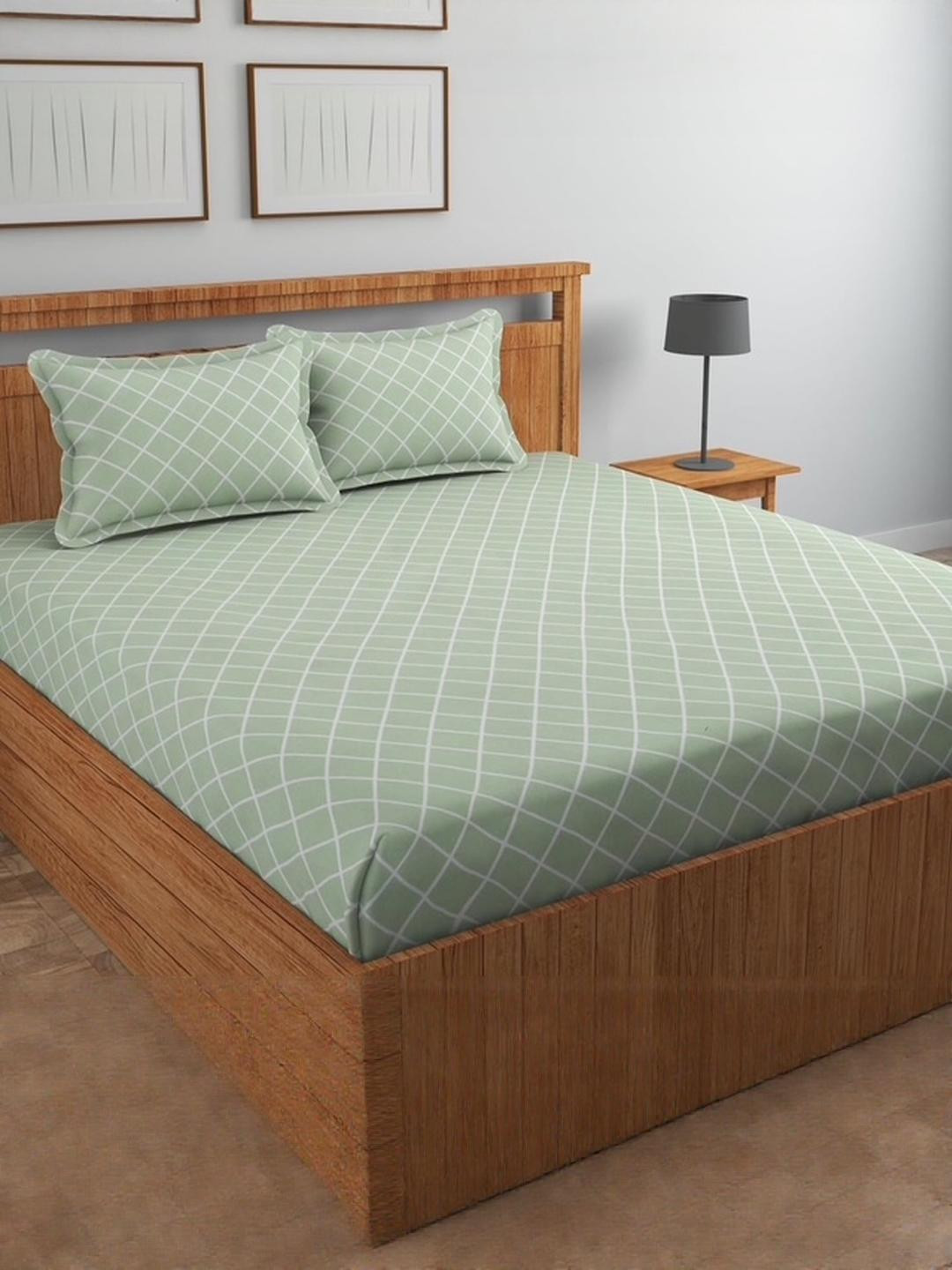 RADECOR Green Queen Bedsheets