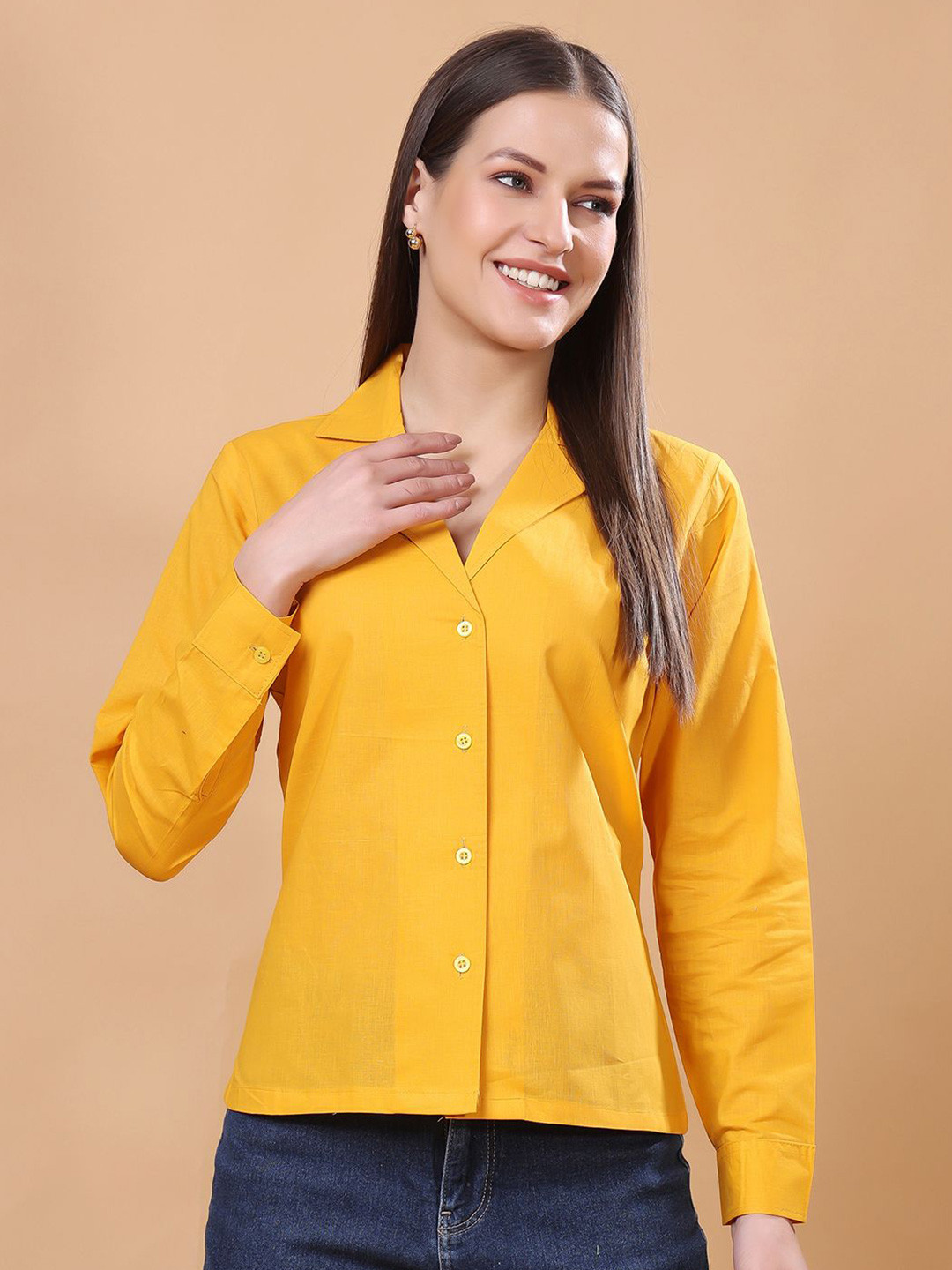 MINOS Classic Cuban Collar Cotton Formal Shirt