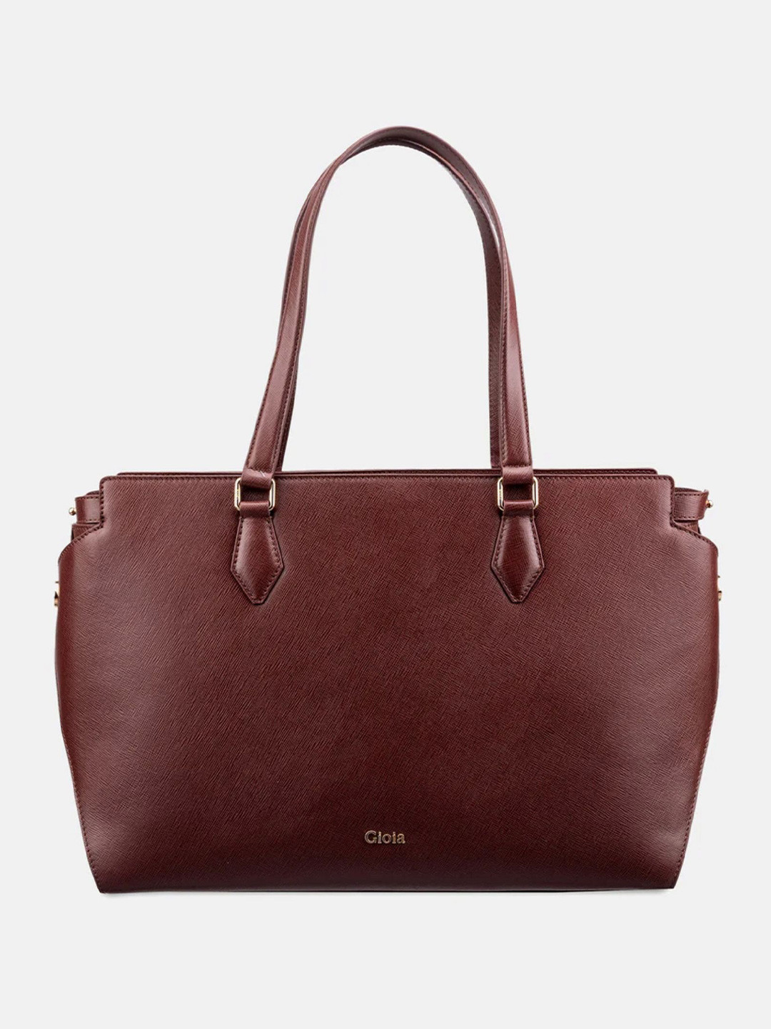 GIOIA Women Brown Leather Valeria Grande Tote Bag
