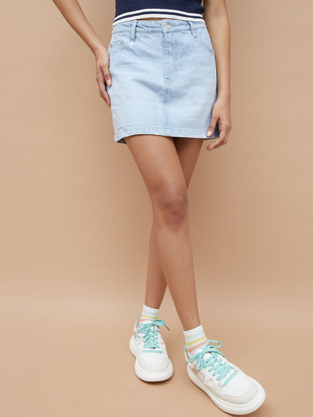 Ginger by Lifestyle Cotton Mini Skirt