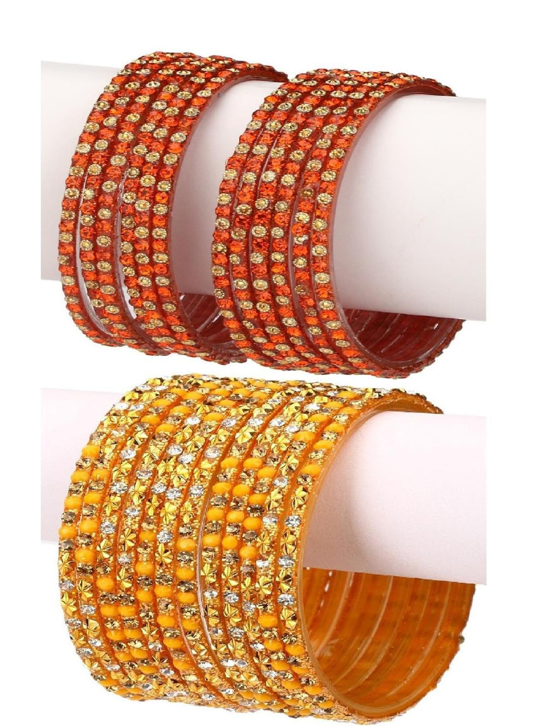 1ST TIME Orange Alloy Bangle