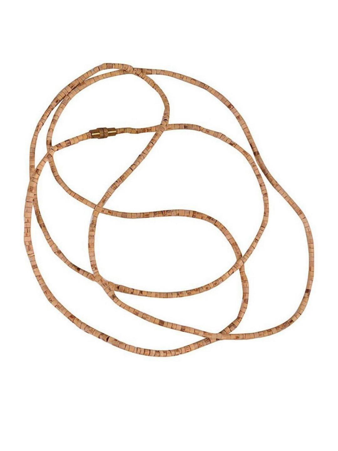 AURRA STORES Lime Green Metal Necklace
