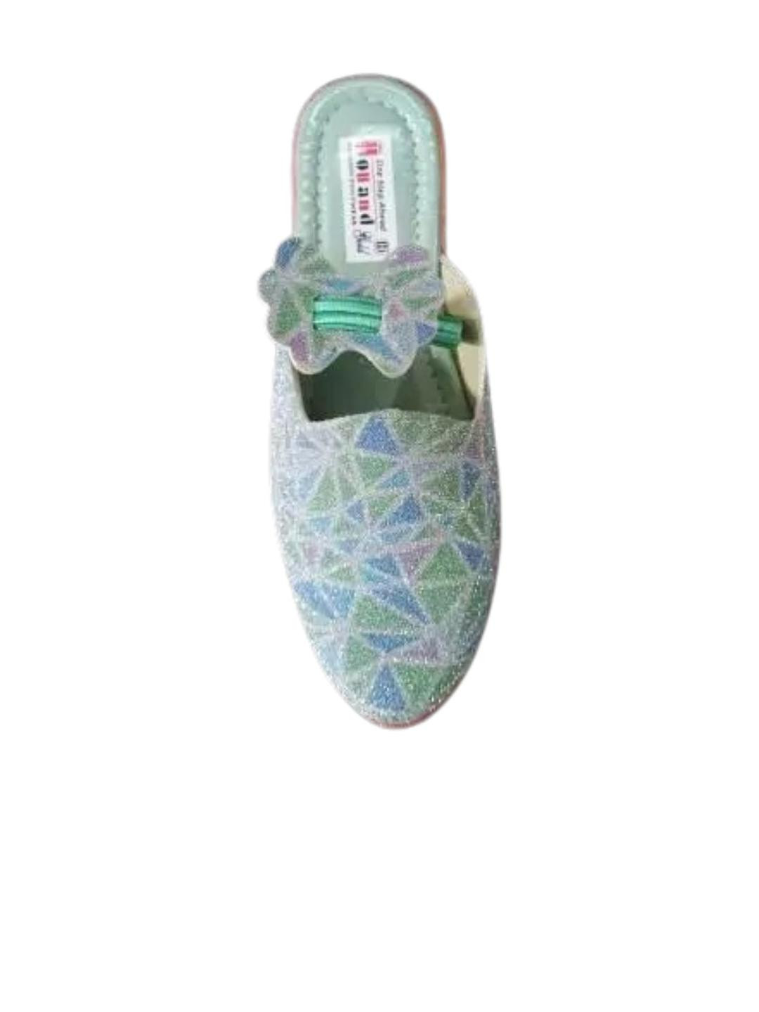 TK Creation Girls Printed Mules Flats