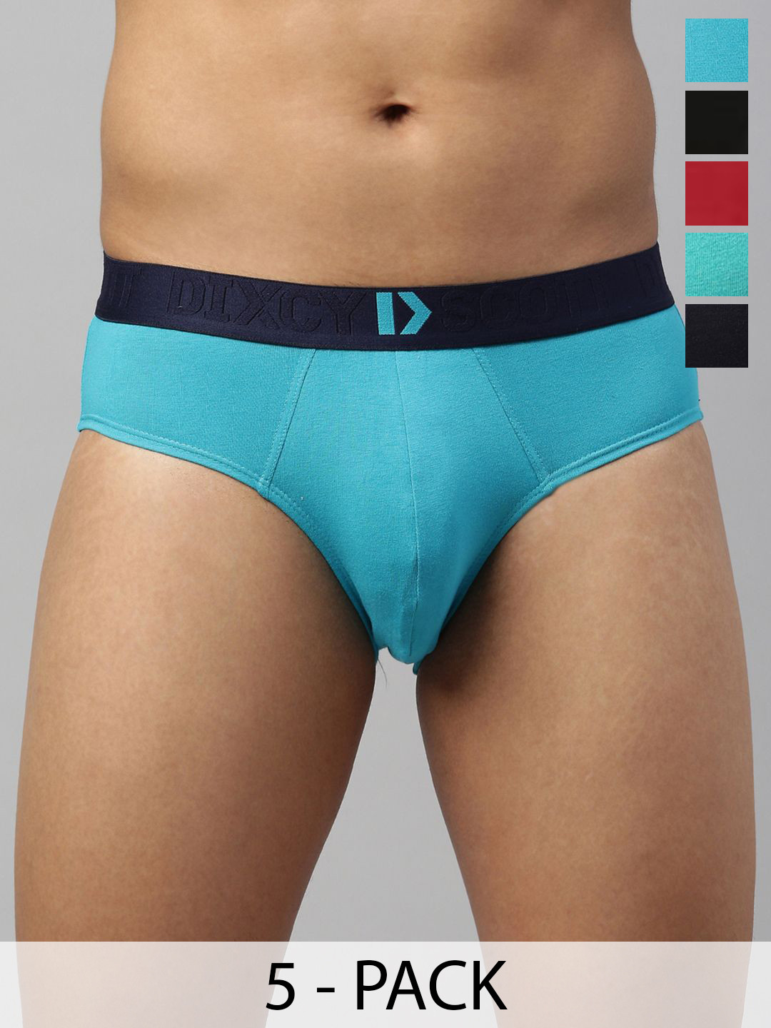 DIXCY SCOTT MAXIMUS Pack Of 5 Basic Briefs MAXB04 HUSTLE-BRF-1/5