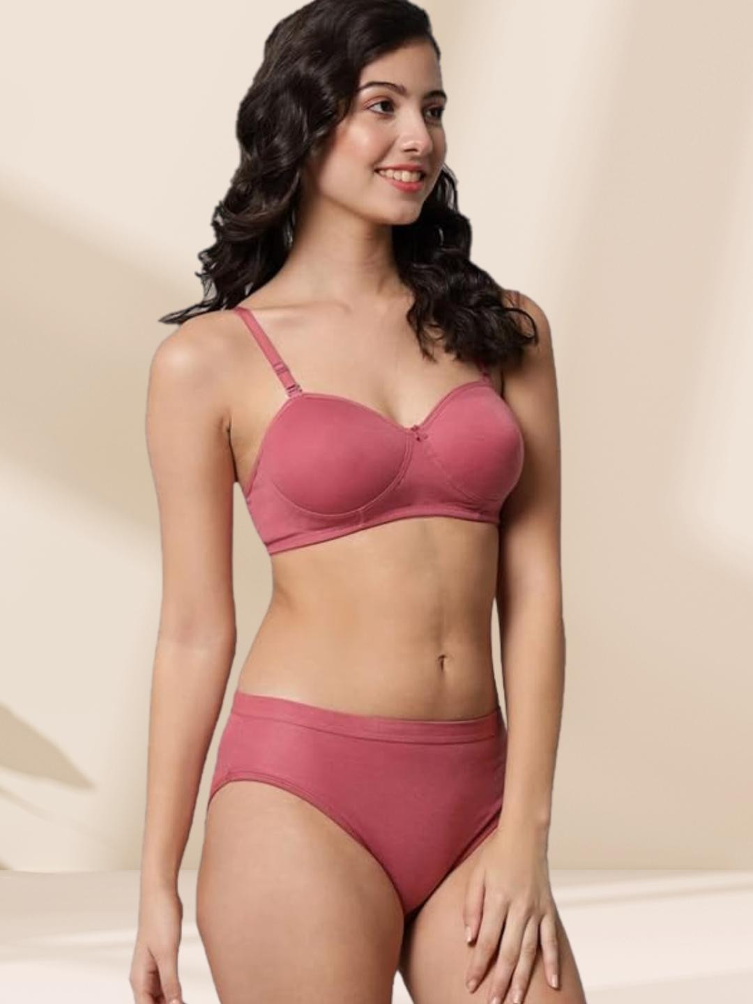 Adornstar Women Bra and Panty Lingerie Set - Pack of 2