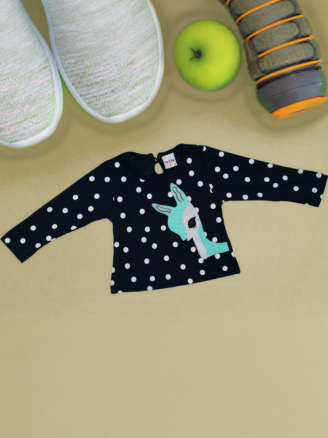 ME N MY Black Cotton Tshirts