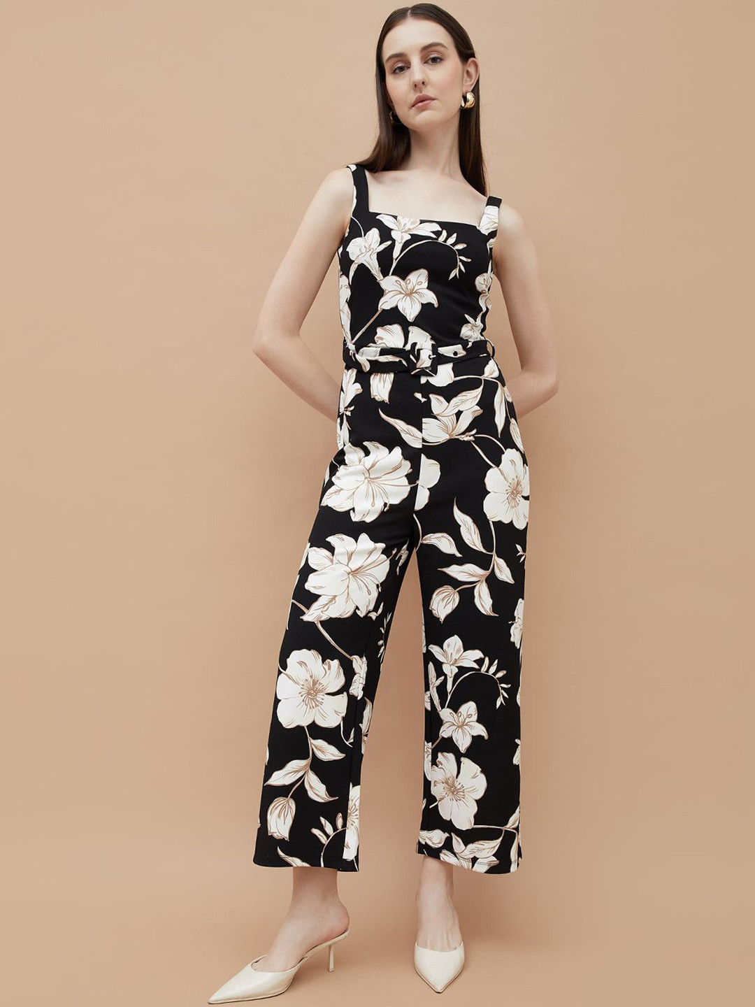 CODE by Lifestyle Printed Basic Jumpsuit
