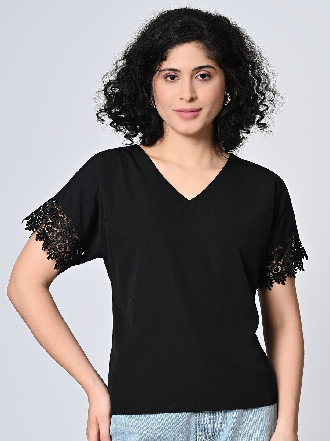 ALL WAYS YOU Women Lace Inserts Top