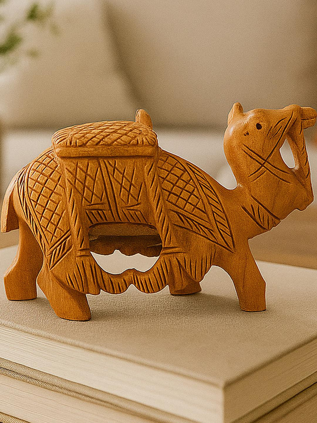 Zhupuk Brown Figurine Showpieces